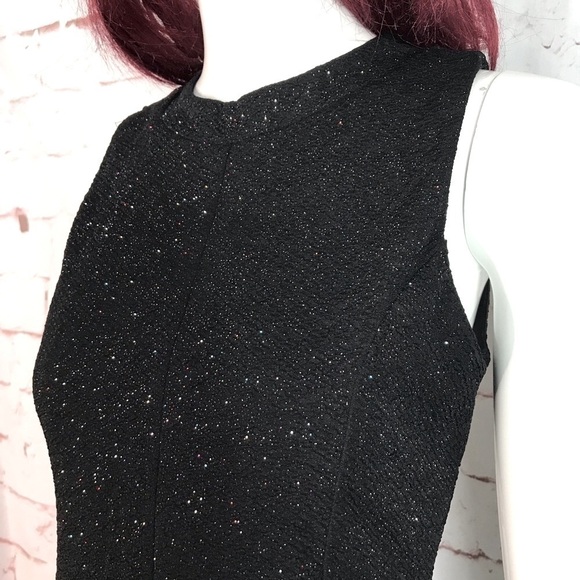 ZUNIE Multicolored Sparkly Black A-Line Keyhole Neck Party Dress GIRLS 16 - Picture 5 of 16